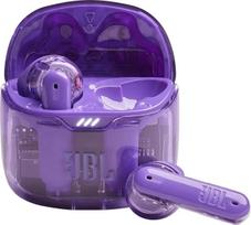 „JBL Tune Flex Ghost“ ausinės – vandeniui atsparios ausinės su triukšmo slopinimu, „Bluetooth“ ir iki 32 valandų baterijos veikimo trukme – „Purple Ghost“