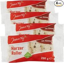 „Jedden Tag“ sūrio derva su kmynu, 200 g, 4 vnt. pakuotė