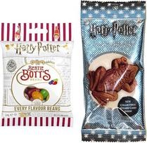 „Jelly Belly“ „Haris Poteris“ Bertie Botts saldainiai 54 g ir šokoladinė varlė 15 g | Komplekte – burtininko kolekcionieriaus kortelė, autentiški stebuklingi saldainiai su visais skoniais, puikiai tinkantys gerbėjams ir kolekcionieriams