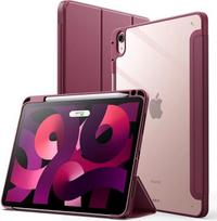 „JETech“ dėklas „iPad Air“ 11 colių (M4/M3/M2) ir „Air“ 5/4 10,9 colių, bordo spalvos