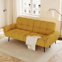 „JIEXI“ sofa su miego funkcija, išskleidžiama sofa-lova, 3-vietė, 155 x 85 cm | Patogi, skirta svetainei, miegamajam, biurui, poilsio zonai