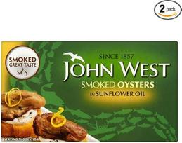 „John West“ rūkytos austės saulėgrąžų aliejuje (85 g) – 2 vnt. pakuotė