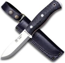 „Joker Ember Scandi CM122“ išgyvenimo peilis: 10,5 cm „Sandvik“ plieno ašmenys, 14C28N „Micarta“ ir drobės rankena, odinis dėklas su „Paracord“ įrankiu, skirtas žvejybai, medžioklei, stovyklavimui ir žygiaiems