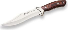 „Joker Knife Antelope CR01 Endurance Fist“ – 19,5 cm ilgio išlenktu peiliu ir odiniu dėklu – įrankis, skirtas žvejybai, medžioklei, stovyklavimui ir žygiams