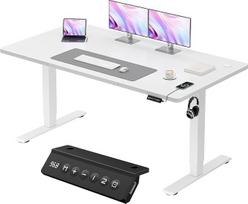 „JUMMICO“ 160 x 70 cm aukščio reguliuojamas stalas, USB jungtis, 2 aukščių atminties funkcija, apsauga nuo susidūrimo, priminimo funkcija
