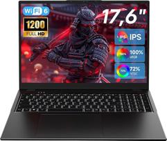 „Jumper“ 17,6 colių nešiojamasis kompiuteris su 16GB RAM ir 256GB SSD, skirtas verslui ir studentams | 100 % sRGB FHD ekranas, 10100Y procesorius (iki 3,9 GHz), nešiojamasis kompiuteris su apšviesta QWERTY klaviatūra, bendrieji jungtys: Type-C, HDMI, „W