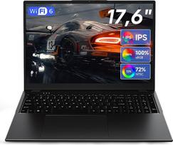 „Jumper 2026“ žaidimų nešiojamasis kompiuteris, 17,6 colių IPS ekranas (1920 x 1200), 16GB DDR4 RAM, 512GB SSD, AMD R5 3500U (iki 3,7 GHz), šviečianti klaviatūra, lengvas nešiojamasis kompiuteris verslui ir studentams, visapusiškos funkcijos „Type-C“ /