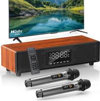 „JYX“ garso juosta su dviem belaidžiais mikrofonais, namų kino garso sistema su „Bluetooth“, LED ekranu, žadintuvu, nuotolinio valdymo pultu, medžio imitacijos dizainu, skirta karaoke ir televizijai