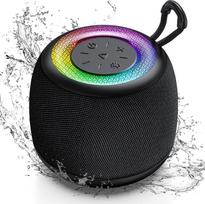 „JYX“ „Bluetooth“ garsiakalbis, 40 W nešiojamas vakarėlių garsiakalbis su „Bluetooth 5.3“, IPX7 atsparumas vandeniui, TWS stereo, RGB apšvietimas, 24 val. baterija, TF/USB, lauko muzikos grotuvas vakarėliams, kempingui ir sodui (juodas)