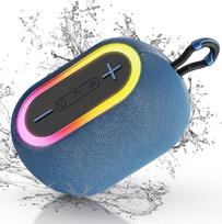 „JYX“ „Bluetooth“ garsiakalbis, 45 W nešiojamas vakarėlių garsiakalbis su „Bluetooth 5.4“, IPX7 atsparumas vandeniui, TWS stereo, RGB apšvietimas, 30 val. baterija, TF/USB, lauko muzikos grotuvas vakarėliams, stovyklavimui ir sodui (mėlynas)