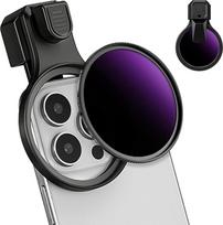 „K&F CONCEPT ND1000000“ saulės užtemimo mobiliojo telefono filtras, 58 mm, su universaliu spaustuku