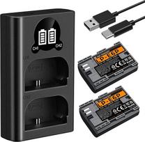 „K&F Concept“ 2400 mAh LP-E6P akumuliatorių rinkinys (2 vnt.) + dviejų lizdų USB įkroviklis, suderinamas su „Canon R6V“, „R6 Mark III“, „EOS R8“, „5D III“, „IV“, „6D II“, „R7“, „R6“, „R5“, „R5 Mark II“, „5DS“, „6D“, „7D“, „80D“, „90D“