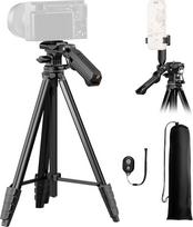„K&F CONCEPT“ 158 cm fotoaparato ir mobiliojo telefono trikojis, trikojis, skirtas išmaniesiems telefonams ir DSLR fotoaparatams