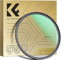 „K&F Concept“ 67 mm „Black-Mist“ 1/8 filtras portretinei fotografijai