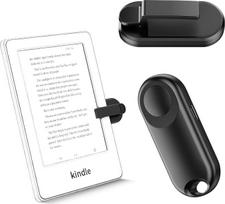 „K1 RF“ nuotolinio valdymo pultas su šoninio pasukimo funkcija, skirtas skaitymui „Kindle“, „Paperwhite“, „Kobo“, „Surface“, „iPhone“ ir „Android“ planšetiniuose kompiuteriuose, komiksams ir romanams, fotografijai, fotoaparatams bei vaizdo įrašymui (juodo