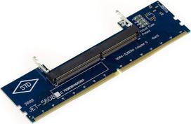 „KALEA-INFORMATIQUE“ nešiojamojo kompiuterio DDR4 į stacionaraus kompiuterio DDR4 jungties adapteris arba testeris. SoDimm, DIMM