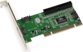 „KALEA-INFORMATIQUE“ PCI valdiklio plokštė su 3 SATA jungtimis, 1 IDE jungtimi, RAID 0, RAID 1, RAID 0+1, JBOD | PCI plokštė su SATA, IDE, aparatinės RAID ir JBOD funkcijomis