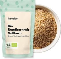 „Kamelur“ ekologiški apvaliažiedžiai ryžiai, neskaldyti (500 g) – ekologiški, neskaldyti apvaliažiedžiai ryžiai be priedų