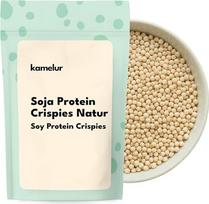 „Kamelur“ natūralūs sojų baltymų traškučiai, 500 g – veganiški nesaldinti baltymų traškučiai – traškūs sojų traškučiai, skirti pabarstyti ant javainių, košių ir kitų patiekalų