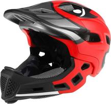 „Kavolet“ vaikų šalmas su integruotu apsauginiu skydeliu, nuimamas smakro apsauginis skydelis, uždaras šalmas, MTB ir BMX šalmas, sportinis saugos šalmas, skirtas dviračiui, riedlentei ir riedučiams