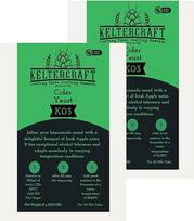 „Keltercraft“ K03 sidro mielės [2 x 10 g: 50 l sidrui] Sausos mielės Vyno mielės Grynos kultivuotos mielės