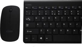 „kenable“ „CODA“ belaidė pelė ir klaviatūra „Compact“ („Android“, kompiuteris, nešiojamasis kompiuteris, „Mac“), juoda