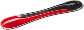 „Kensington Slim Duo Gel“ klaviatūros riešo atrama – ergonomiška riešo atrama plokščiosioms klaviatūroms, 490 x 95 x 18 mm, juoda/raudona, K62442WW