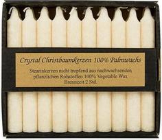 „Kerzenfarm Hahn Ivory“ 20 vnt. pakuotė (110 mm, 13 mm) Kalėdų žvakės, bekvapės, mažai suodžių, lengvai ir tyliai degančios