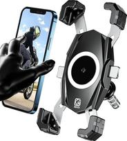 „Kewig“ motociklo vairo strypo telefonų laikiklis, motociklo telefonų laikiklis, „1S One Push“ sistema, automatinis užrakinimas ir atrakinimas, tinka 12–25,4 mm skersmens vairo strypams, skirtas 4,0–6,9 colių išmaniesiems telefonams