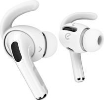 „KeyBudz EarBuddyz“ silikoniniai ausinių antgaliai, skirti „Apple AirPods Pro“ 1-osios kartos ausinėms, „EarPods“ ausinių priedai, ausies kabliukai, neslystantys, sportiniai, balti
