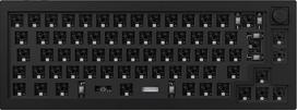 „Keychron Q2 Pro“ mechaninės klaviatūros rinkinys, 65 % ISO išdėstymas, „Bluetooth 5.1“, programuojamas QMK/VIA, CNC apdirbtas aliuminio korpusas, RGB žaidimų rinkinys su 3/5 kontaktų jungikliais, „Windows“/„Mac“ – juodos spalvos