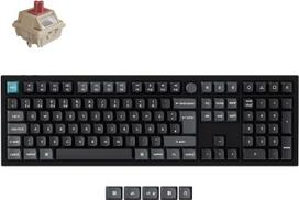 „Keychron Q6 Ultra 8K“ belaidė mechaninė klaviatūra – 100 % pilno formato, 8 K Hz užklausų dažnis, „ZMK“ programinė įranga, 660 val. baterijos veikimo laikas, aliuminio korpusas, „Hot Swap“ funkcija, RGB apšvietimas, skirta „Mac“ ir „Windows“ (raudoni jun