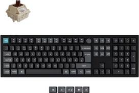 „Keychron Q6 Ultra 8K“ belaidė mechaninė klaviatūra – 100 % pilno formato, 8K Hz atnaujinimo dažnis, „ZMK“ programinė įranga, 660 val. baterijos veikimo laikas, aliuminio korpusas, „Hot Swap“ funkcija, RGB apšvietimas, skirta „Mac“ ir „Windows“ (rudos spa
