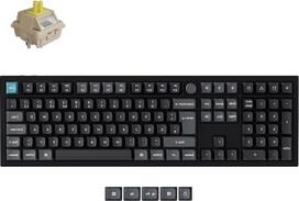 „Keychron Q6 Ultra 8K“ belaidė mechaninė klaviatūra – 100 % pilno formato, 8K Hz užklausų dažnis, „ZMK“ programinė įranga, 660 val. baterijos veikimo laikas, aliuminio korpusas, „Hot Swap“ funkcija, RGB apšvietimas, skirta „Mac“ ir „Windows“ (su „Banana S