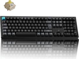 „Keychron Q6 Ultra 8K“ – belaidė mechaninė klaviatūra su ISO QWERTZ išdėstymu | 8000 Hz – visiškai metalinis korpusas – 2,4 GHz / „Bluetooth“ 5.3 / USB-C – „Banana Switch“ jungikliai – juoda žaidimų klaviatūra, skirta „Mac“, „Windows“ ir „Linux“
