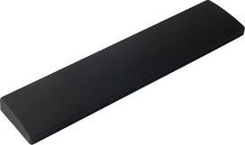 „Keychron“ juodas silikoninis riešo atraminis kilimėlis, 327 mm (12,89 colio), skirtas 75 % kompaktiškų klaviatūrų serijai V1/V2/Q1/Q2 ir „Lemokey P1“ (Pro/Max/HE) – neslystantis pagrindas – glotnus ir minkštas