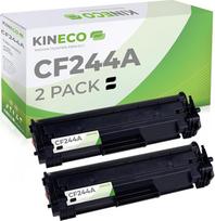 „Kineco CF244A 44A“ toneris, suderinamas su „HP LaserJet Pro“ spausdintuvais, dviejų vnt. pakuotė, juodas | M15w, MFP M28w, M28a, M15a, nepriekaištingas atpažinimas, paprastas montavimas, didelis puslapių skaičius