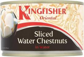 „Kingfisher“ supjaustyti vandens kaštainiai (225 g) – 6 vnt. pakuotė
