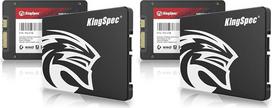 „KingSpec“ 1 TB 2,5 colio SATA SSD kietasis diskas, vidinis SATA 3 vidinis SSD su 3D NAND „Flash“ atmintimi, suderinamas su stacionariais kompiuteriais ir nešiojamaisiais kompiuteriais (2 vnt. rinkinys)