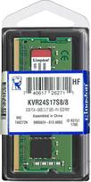 „Kingston“ KVR24S17S8/8 8GB 2400 MHz DDR4 Non-ECC CL17 SODIMM 1R x8 RAM atminties rinkinys – žalias