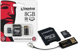 „Kingston“ MBLY4G2/8GB „microSDHC“ mobilumo rinkinys su USB ir SD adapteriais