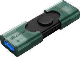 „Kingston“ „DataTraveler Duo“ USB atmintinė 256GB, USB-A + C 3.2 DuoG2 – DTDEG2/256GB