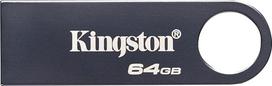 „Kingston“ „DataTraveler SE9 Gen 3“ – 64GB – skaitymo greitis 220MB/s – metalinis – USB atmintinė 3.2 Gen 1 – tamsus nikelis
