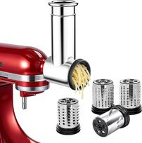 „KitchenAid“ stalinio maišytuvo pjaustymo ir smulkinimo priedas | Nerūdijantis plienas, daržovių smulkintuvas, sūrio tarka, salotų ruošimo įrankis, smulkintuvas ir malimo įrankiai, skirti virtuvės reikmenims
