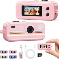 „Kizmyee“ mini raktų pakabukas su skaitmeniniu fotoaparatu, 1080P FHD, mažas retro stiliaus fotoaparatas