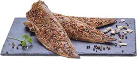 „Klaassen“ skumbrės filė su pipirais, rūkyta bukmedžio dūmais, skumbrės filė su pipirais, 500 g (3–5 vnt. pakuotė)