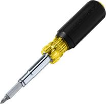„Klein Tools“ 32500 | Magnetinis atsuktuvas / raktas su galvutėmis „11-in-1“ | Daugiafunkcinis įrankis su pramoninės kokybės antgaliais | Neslystantis patogus rankenos laikiklis, užtikrinantis didelį sukimo momentą | Idealiai tinka meistrams ir namų meist