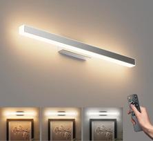 „Klighten“ 60 cm LED veidrodžio lempa ir paveikslų apšvietimas, 24 W, 3 spalvos, reguliuojamas apšvietimo stiprumas