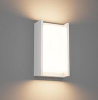 „Klighten“ LED lauko sieninis šviestuvas, 24 W, 3000 K, IP65, baltas | LED lauko šviestuvas, IP65 lauko sieninis šviestuvas, aliuminis + PC, lauko šviestuvai namų sienoms, terasos šviestuvas, lauko sieninis šviestuvas balkonui