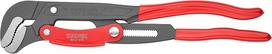„Knipex“ 83 61 015 S tipo vamzdžių raktas su greito reguliavimo funkcija, padengtas pilkos spalvos milteliniu plastiku, 420 mm, raudonas